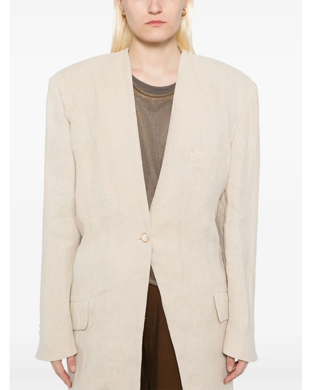 Uma Wang White Karena Jacket