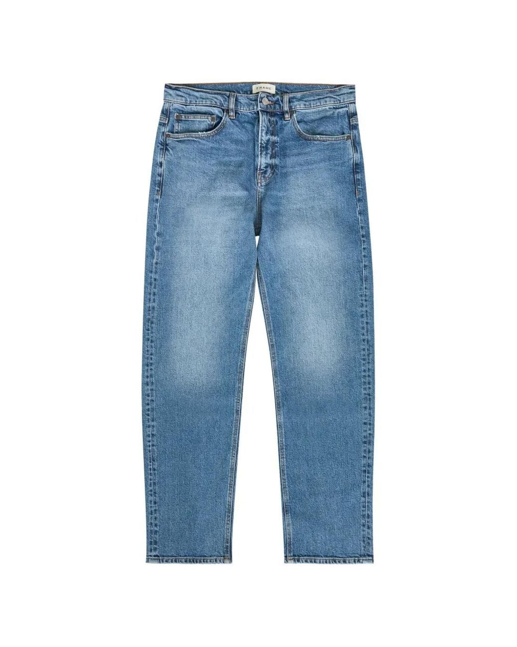 FRAME Blue Cotton Slim-Fite Jeans for men