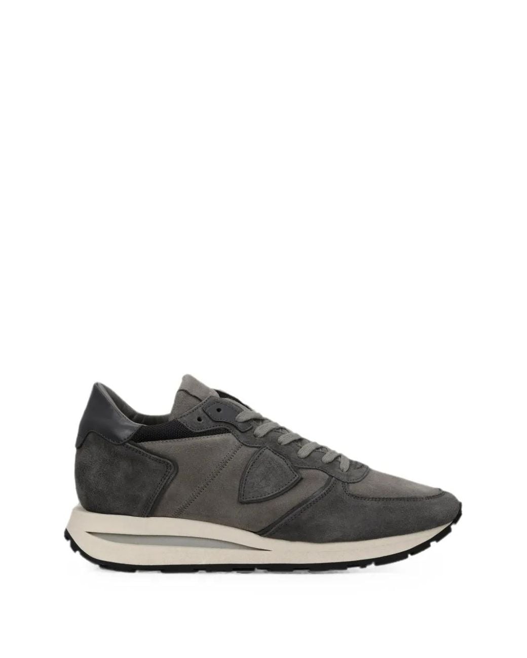 Philippe Model Gray Tropez Haute Suede Sneakers for men