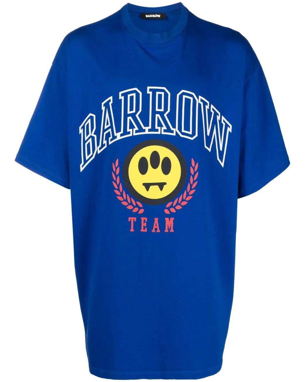 Barrow Blue Logo-Print Cotton T-Shirt