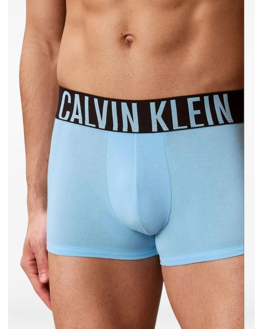 Calvin Klein Black Logo-Waistband Boxers (Set Of Three) for men