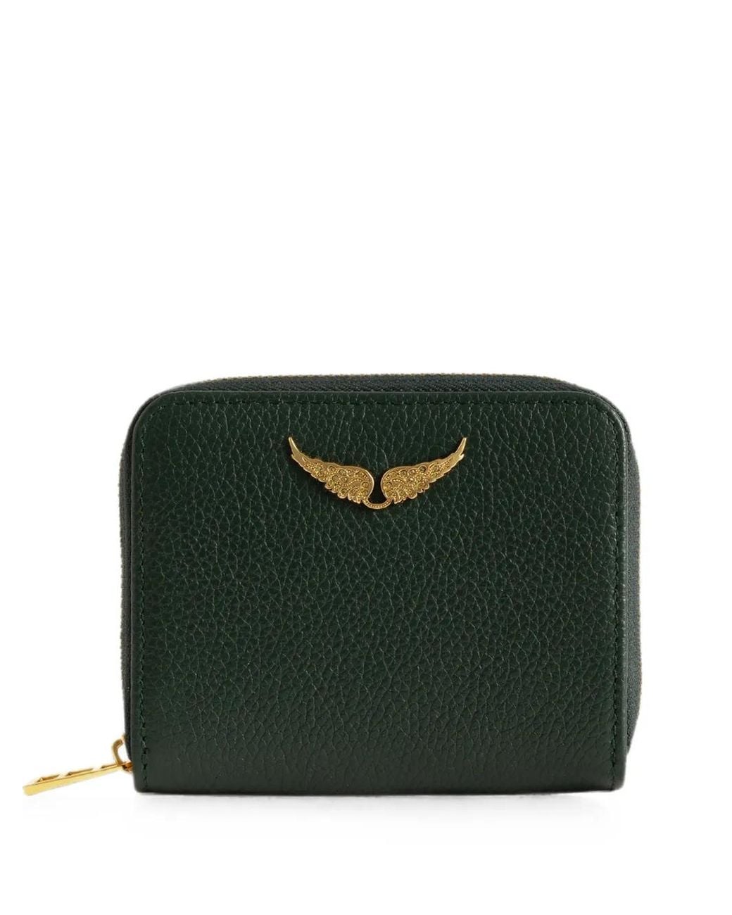 Zadig & Voltaire Green Mini Zv Coin Purse
