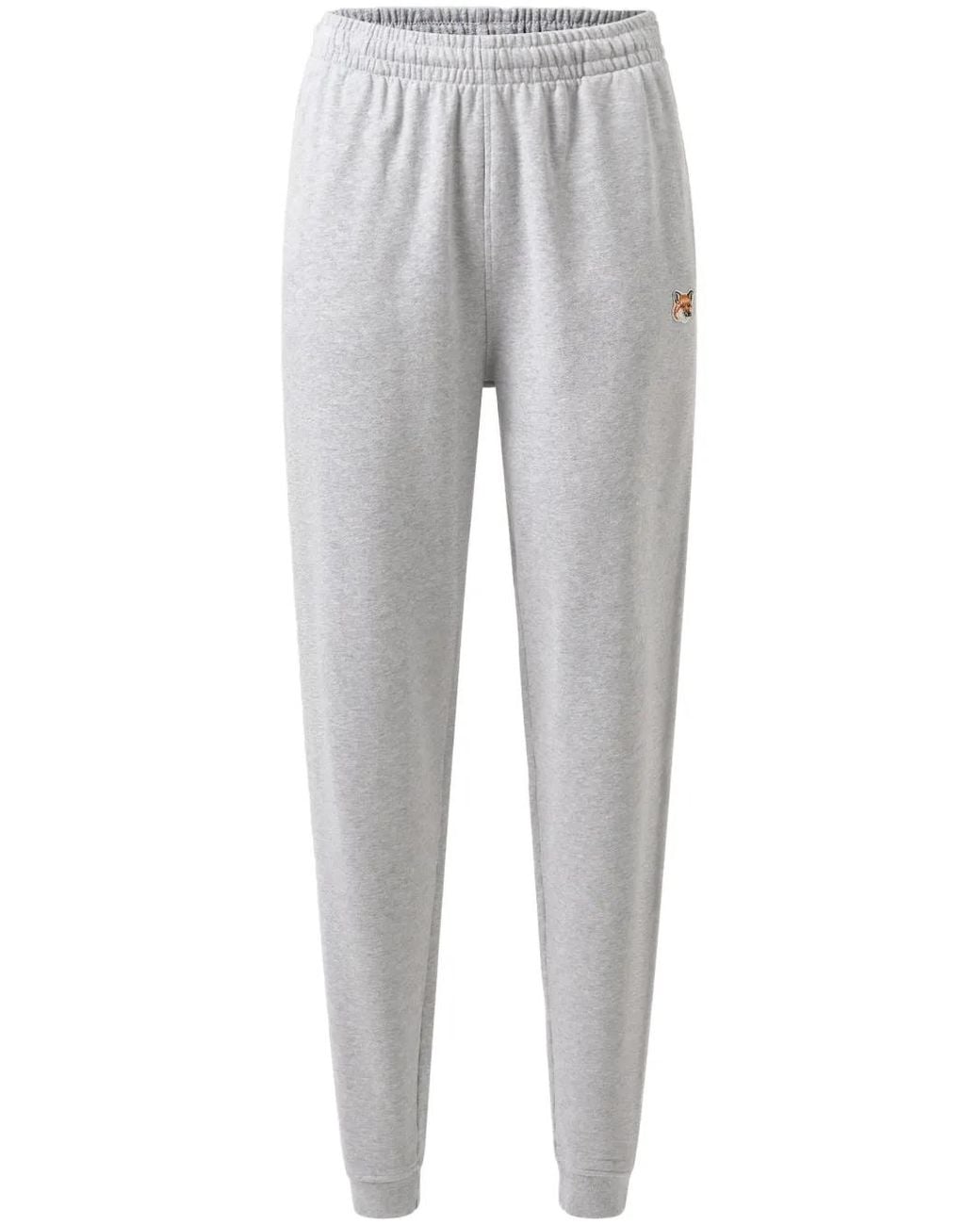Maison Kitsuné Trainingsbroek Met Vossenkop Patch in het Gray