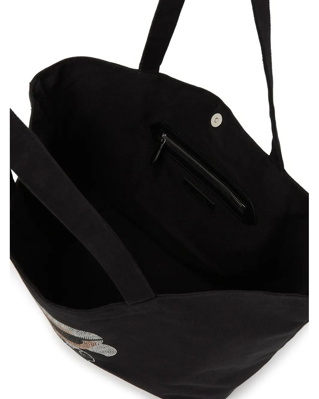 Karl Lagerfeld Black Ikon Rhinestone Shopper