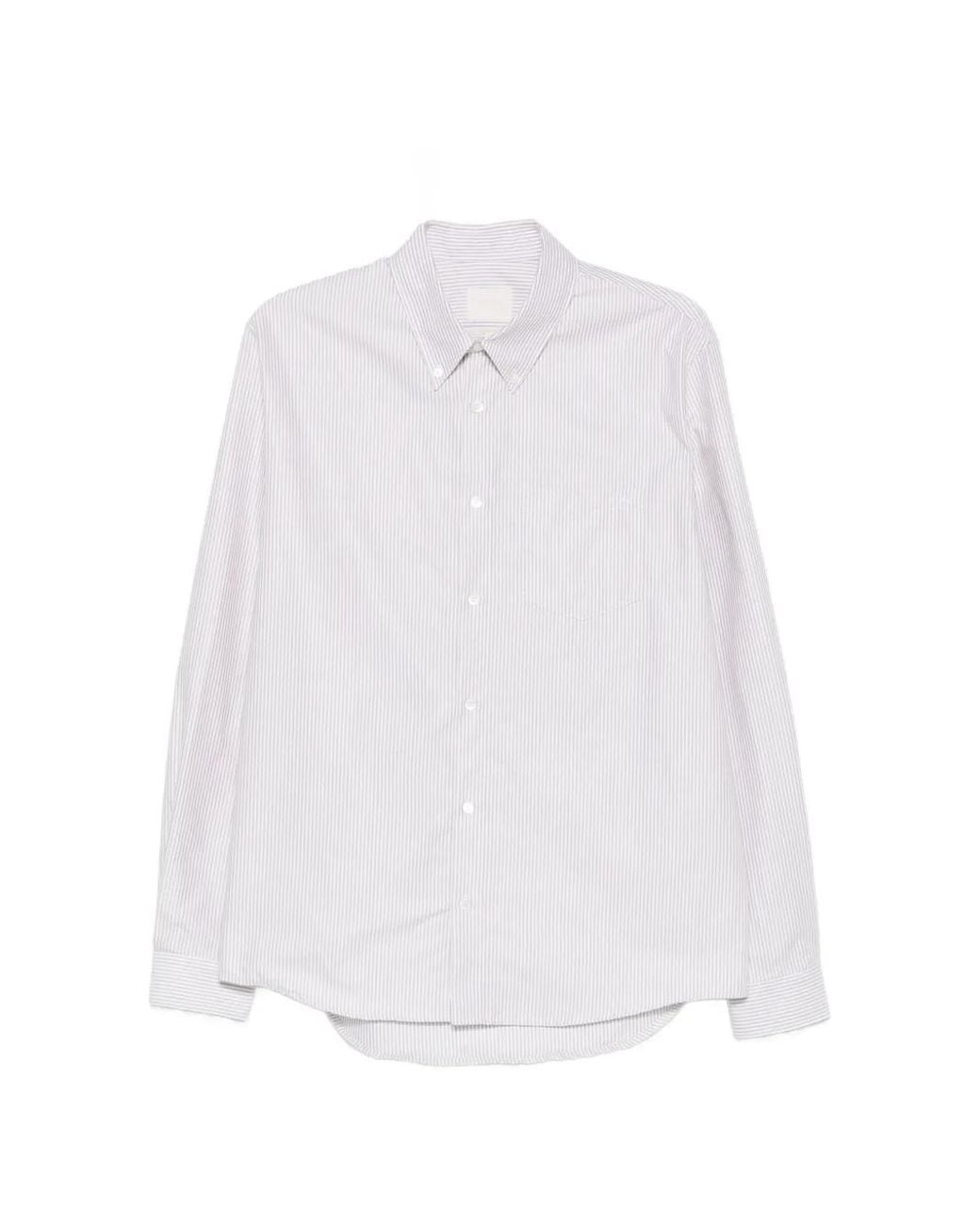 A.P.C. Gestreept Overhemd in het White voor heren