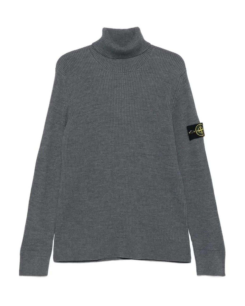Stone Island Gray Sweater Clothing for men