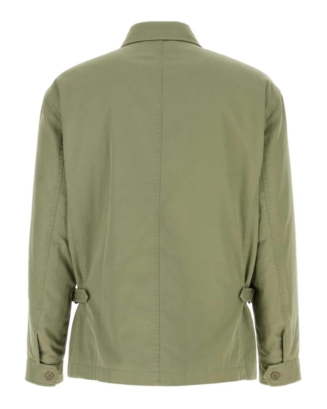 The Row Green Justo Cotton Jacket for men