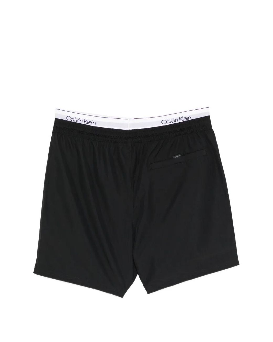 Calvin Klein Black Drawstring Swim Shorts for men