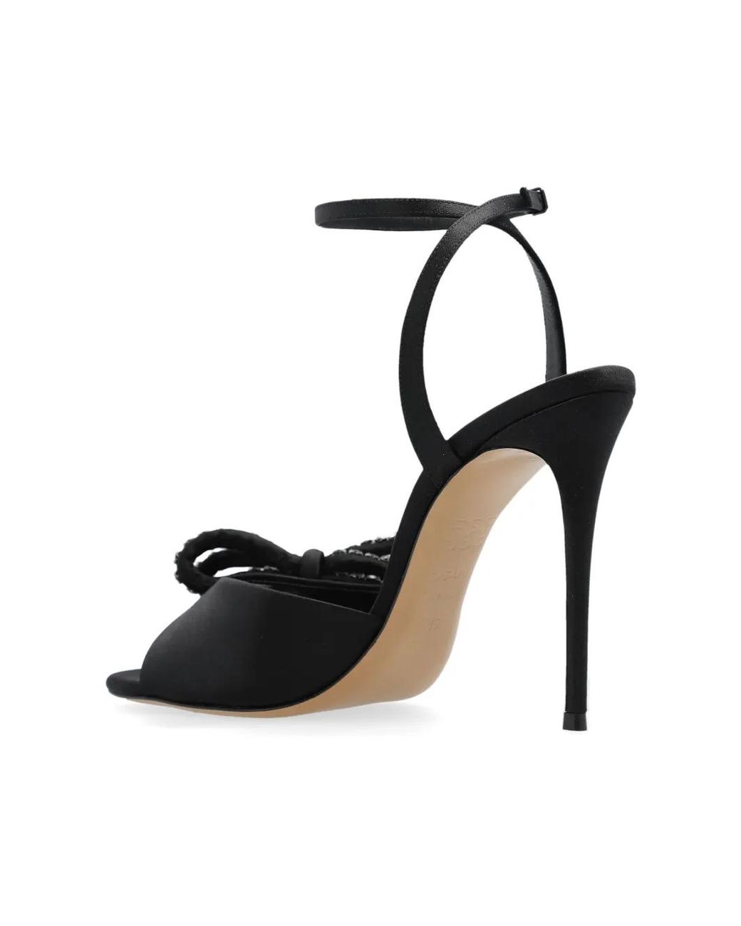 Casadei Black 100Mm Judith Sandals