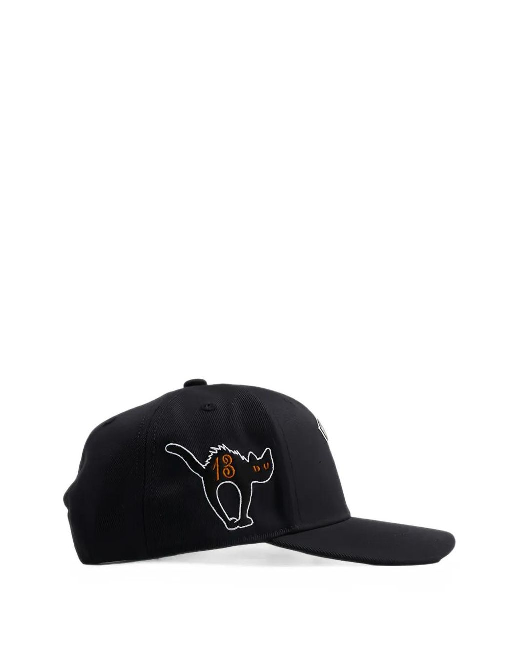 PATTA Black Lucky 13 Logo-Patch Cap for men