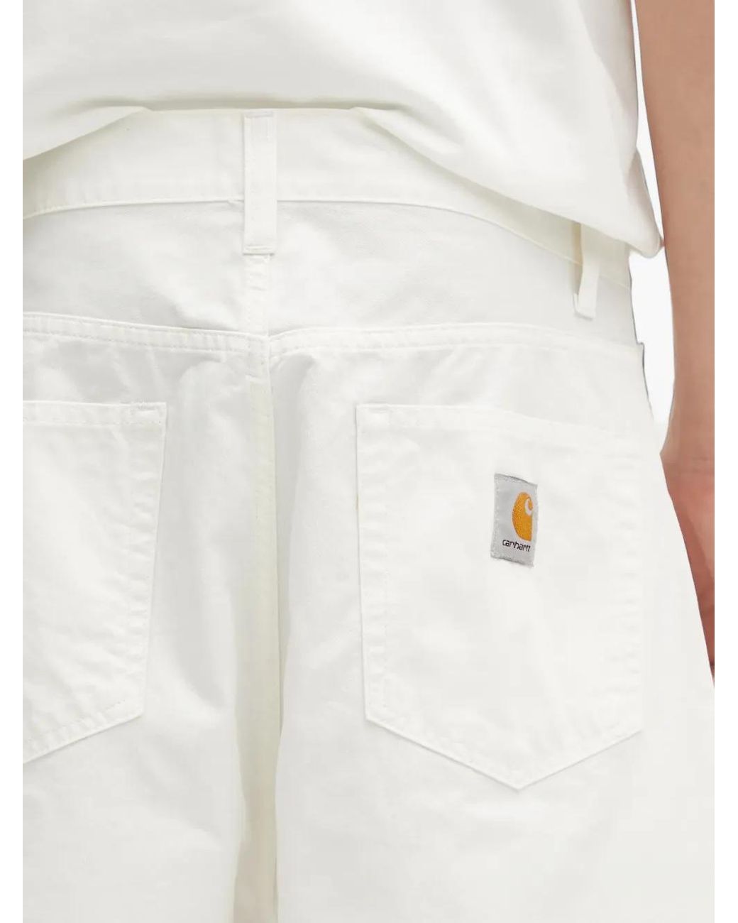 Carhartt White Landon Shorts for men