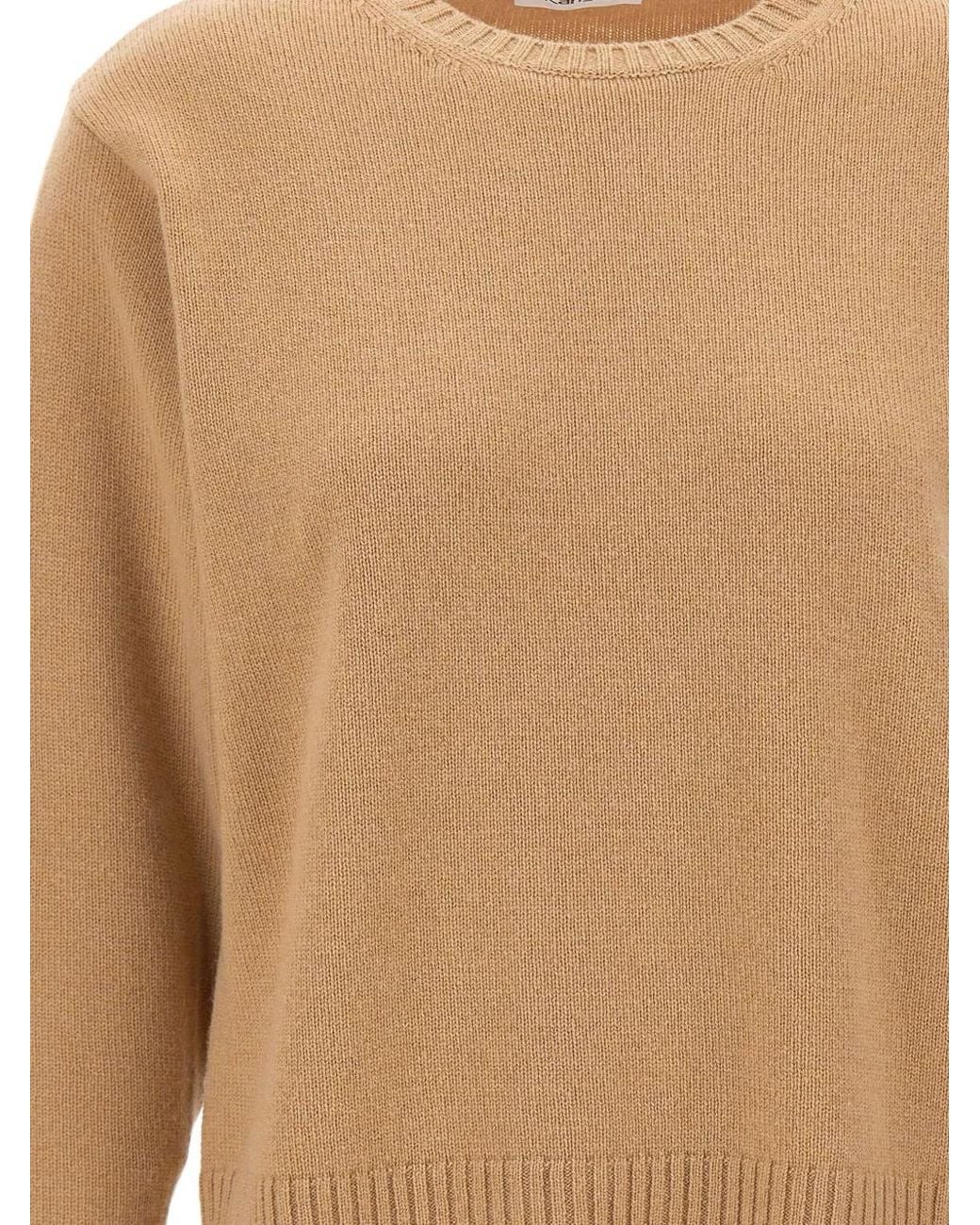 Pull Ample À Col Rond Kangra en coloris Natural