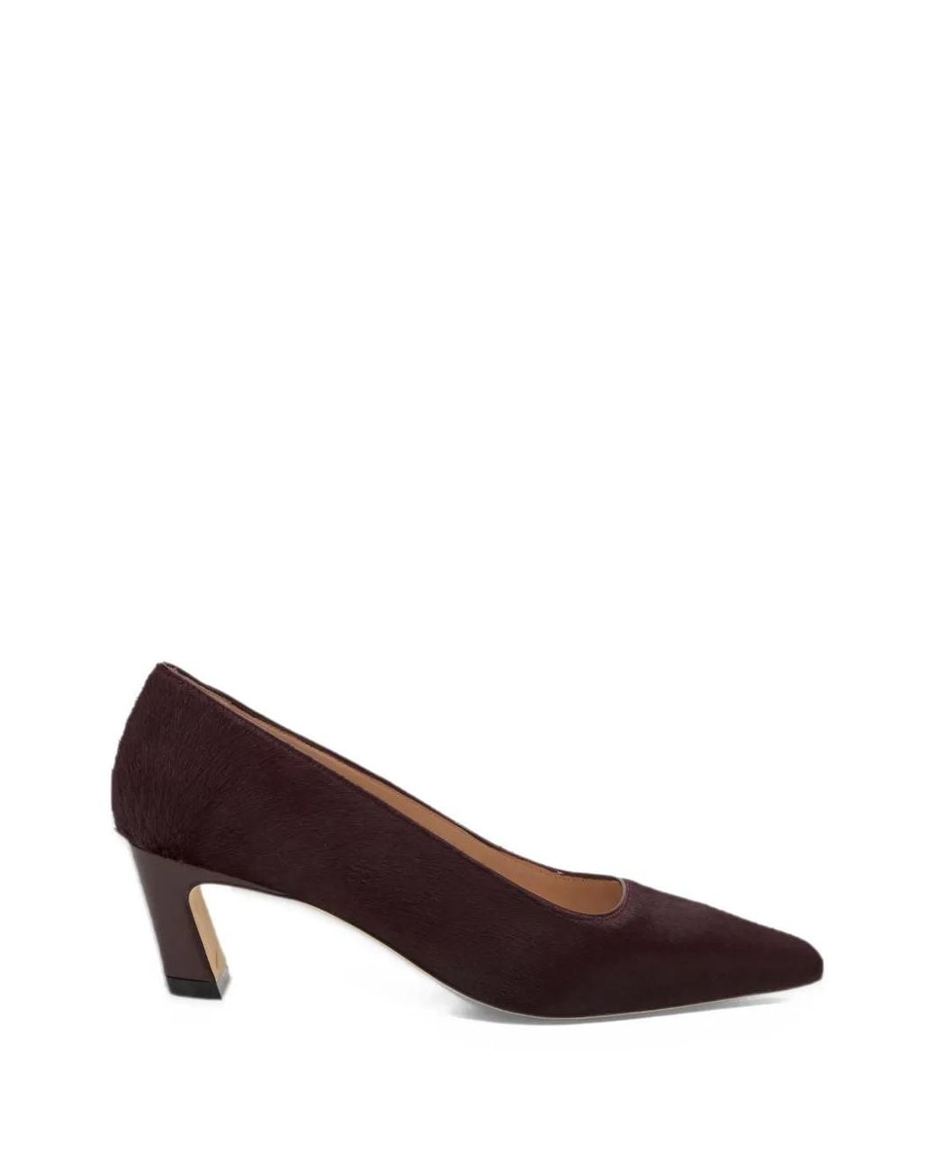 Stuart Weitzman Brown Stassi Pointed-Toe Pumps