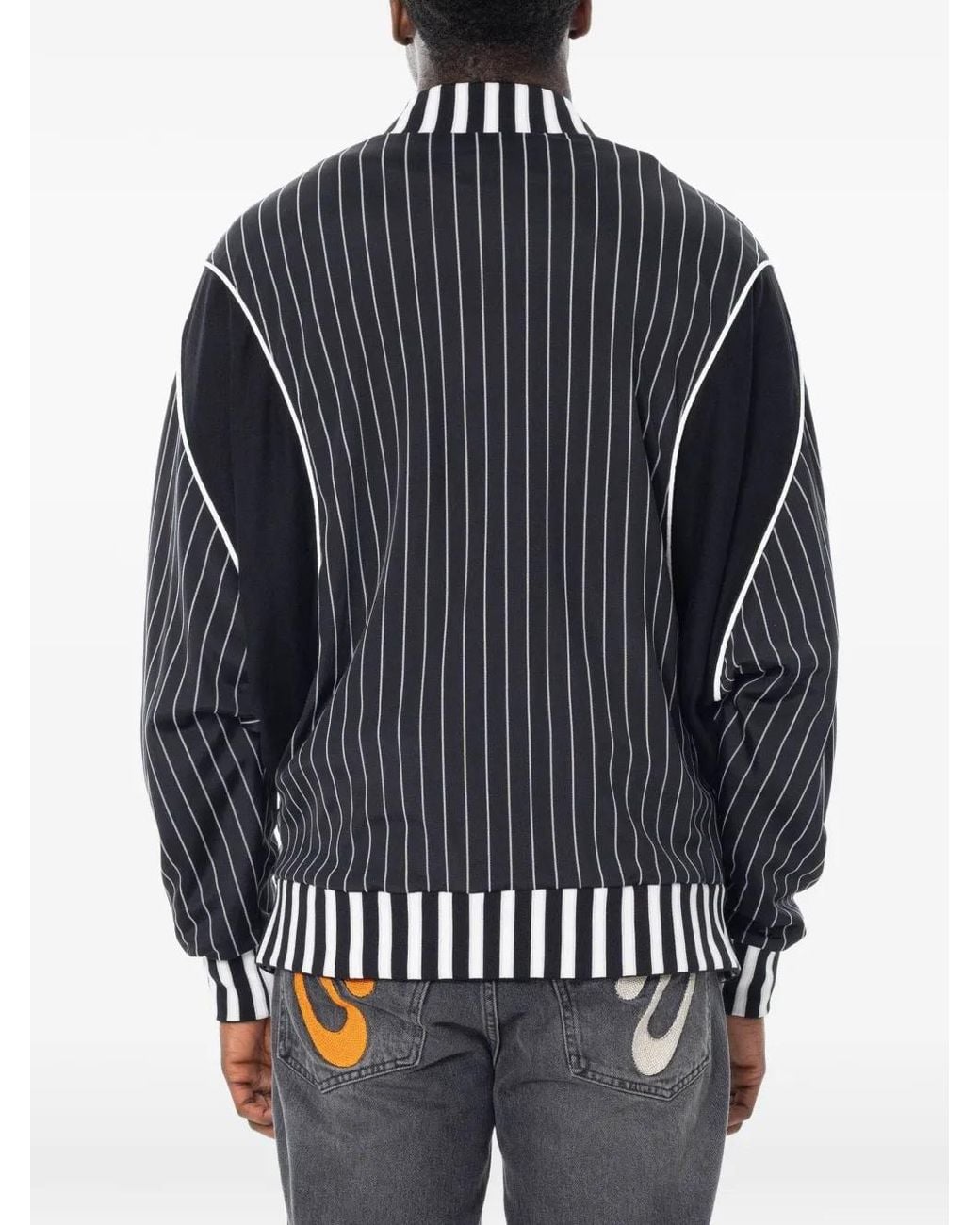 PDF Blue Doc 2 Pinstripe Bomber Jacket for men