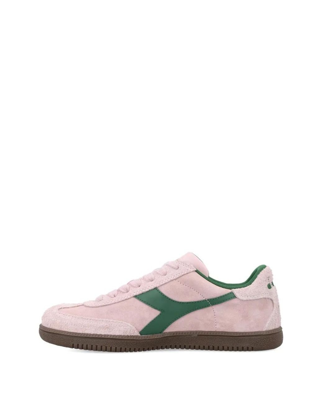 Diadora Pink Suede Trainers
