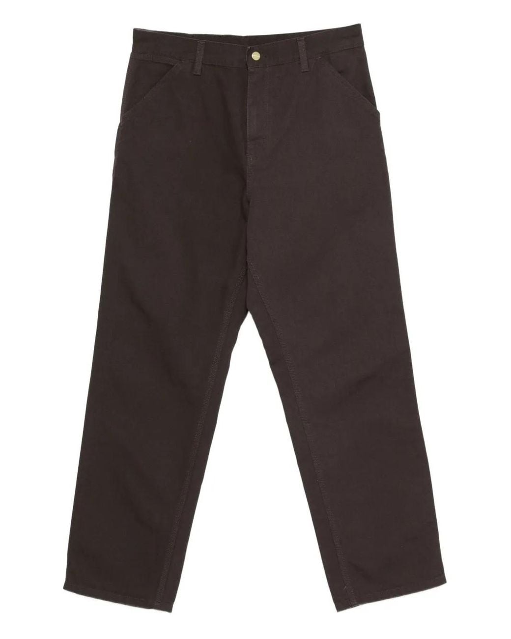 Carhartt Gray Organic Cotton Trousers for men