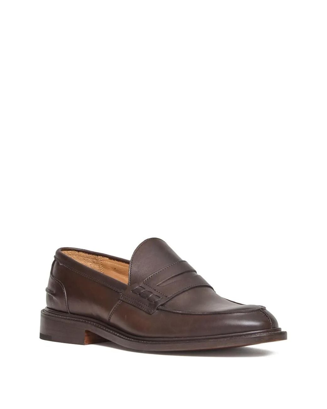 Tricker's Brown James Leather Loafers for men
