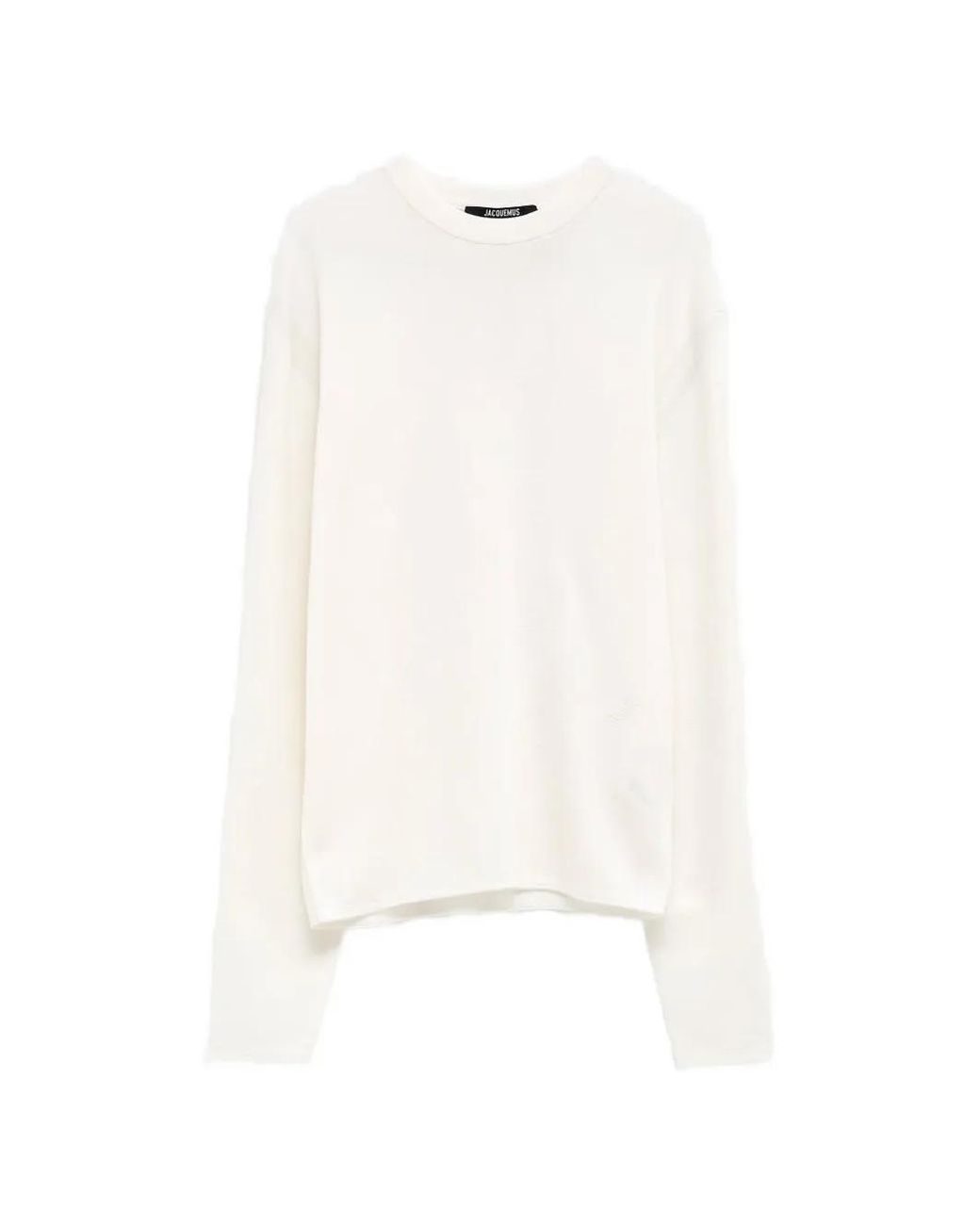 Jersey Con Cuello Redondo Jacquemus de hombre de color White