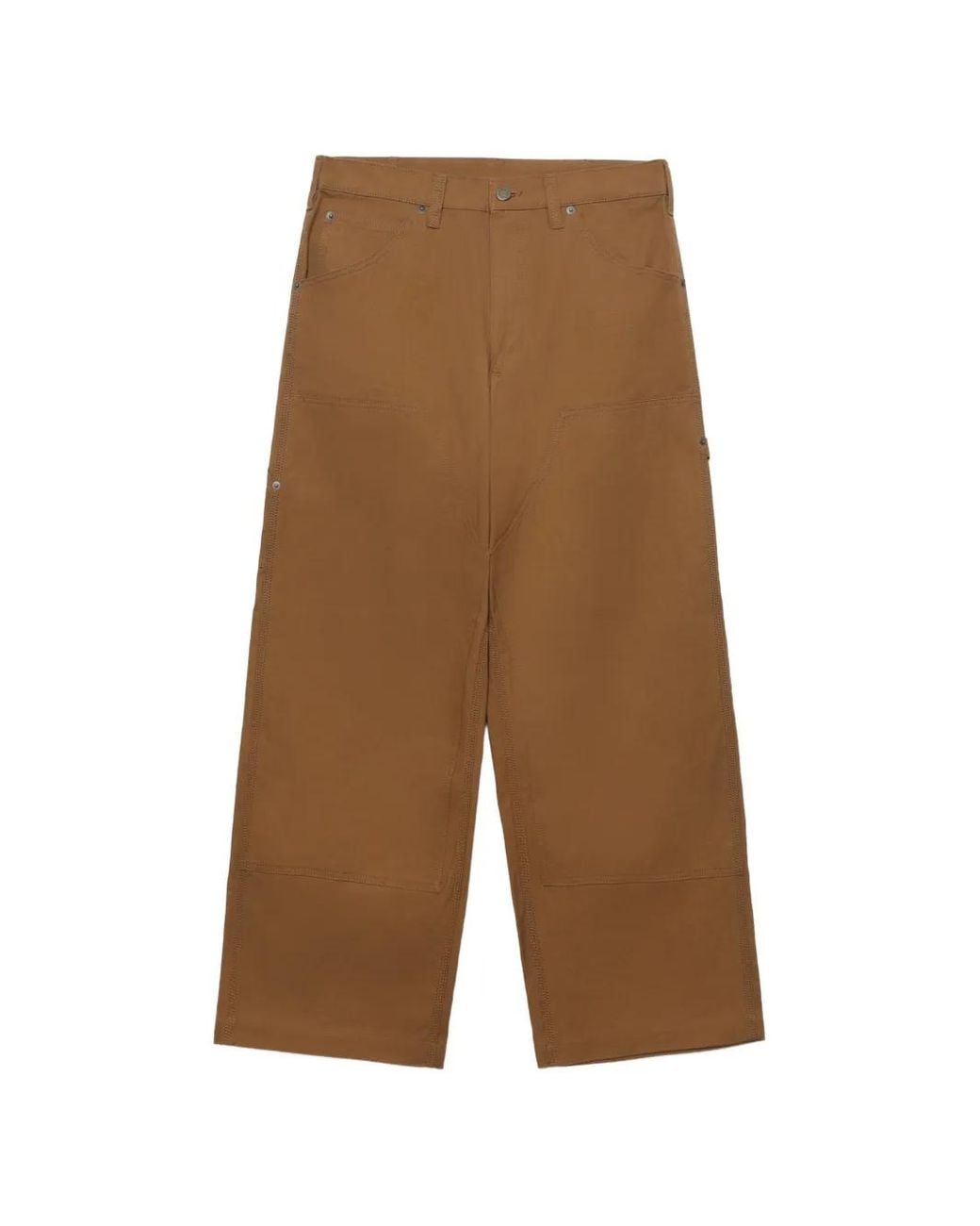 Comme des Garçons Brown Straight-Leg Trousers for men