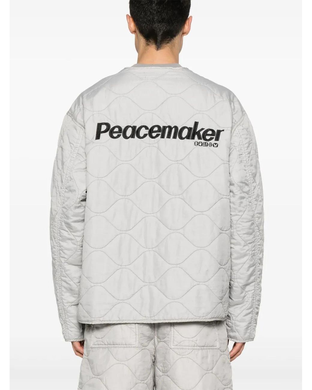 Peacemaker Oamc White Embroidered-Logo Jacket for men
