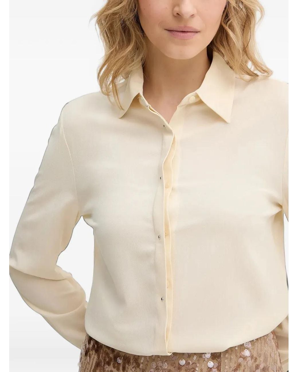 Benetton Blouse in het Natural