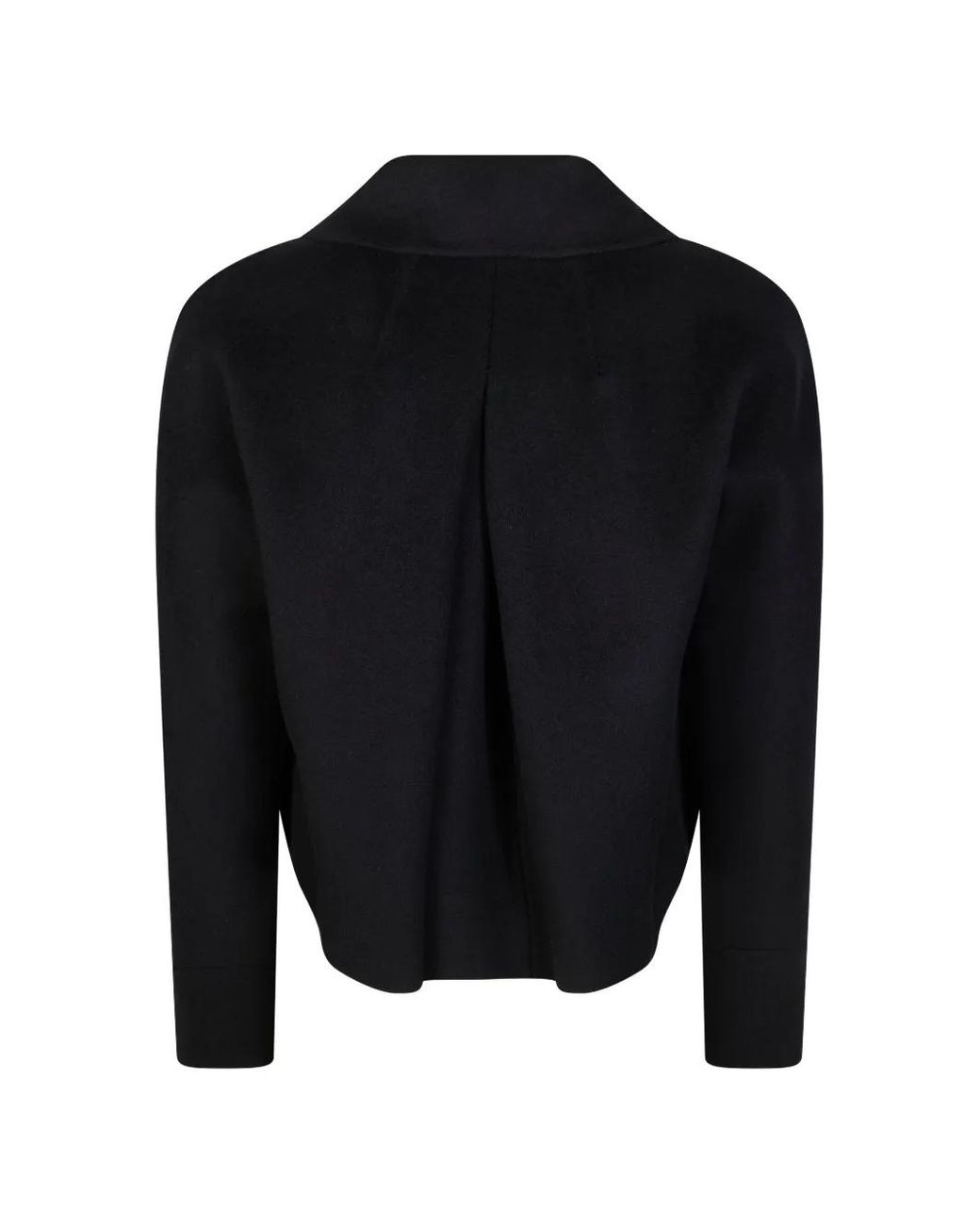 Max Mara Black Buttoned Pocket Jacket