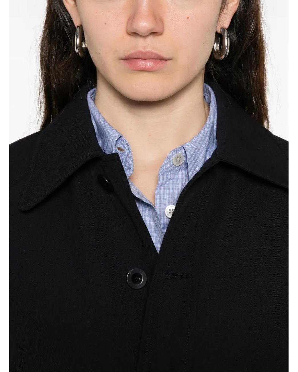 A.P.C. Black Jacke Mit Aufgesetzter Tasche