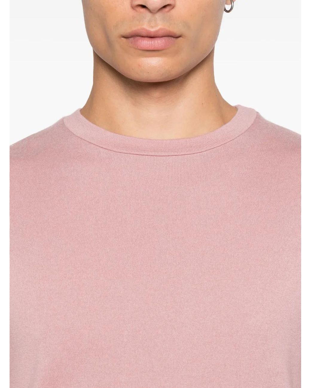 Extreme Cashmere Pink Short-Sleeve Crew-Neck T-Shirt