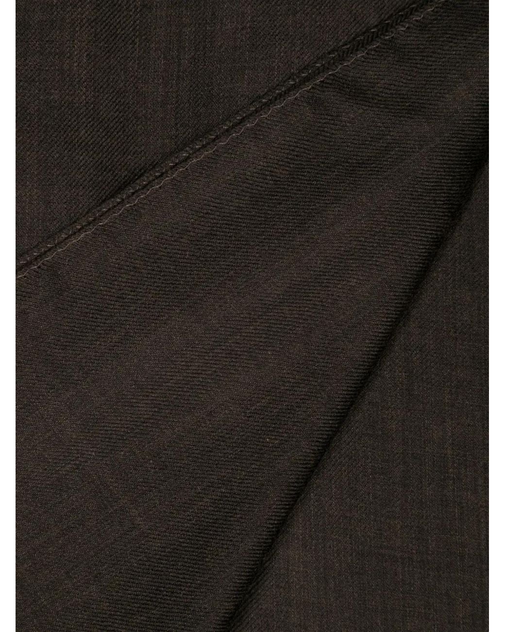 D4.0 Black Frayed Scarf for men