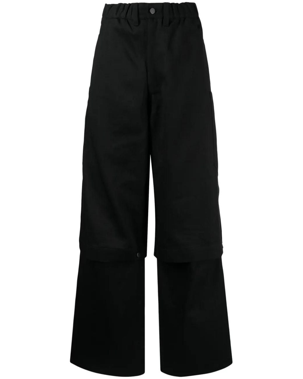 Melitta Baumeister Black Detachable-Legs Cotton Jeans