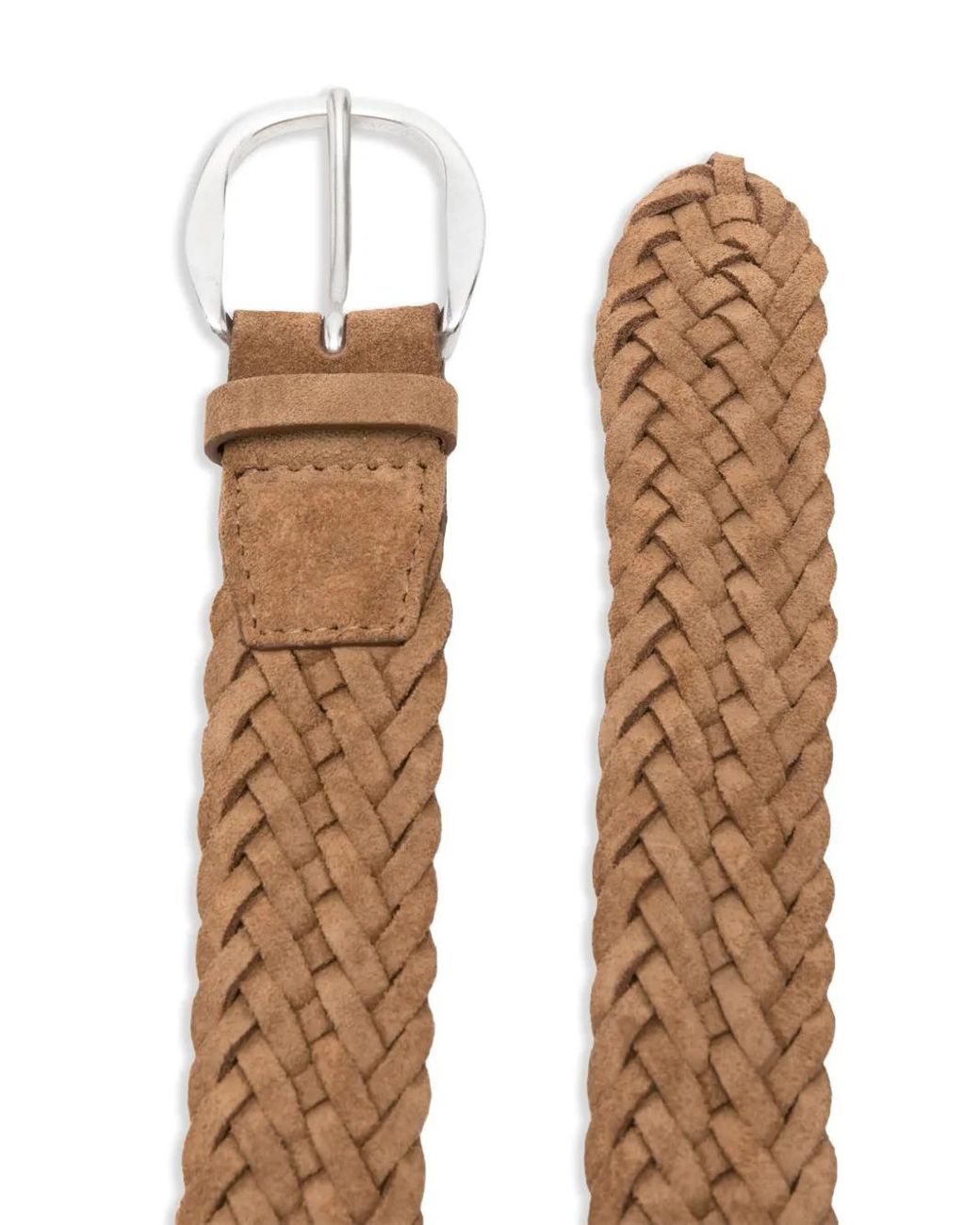 Orciani Brown Plot Belt for men