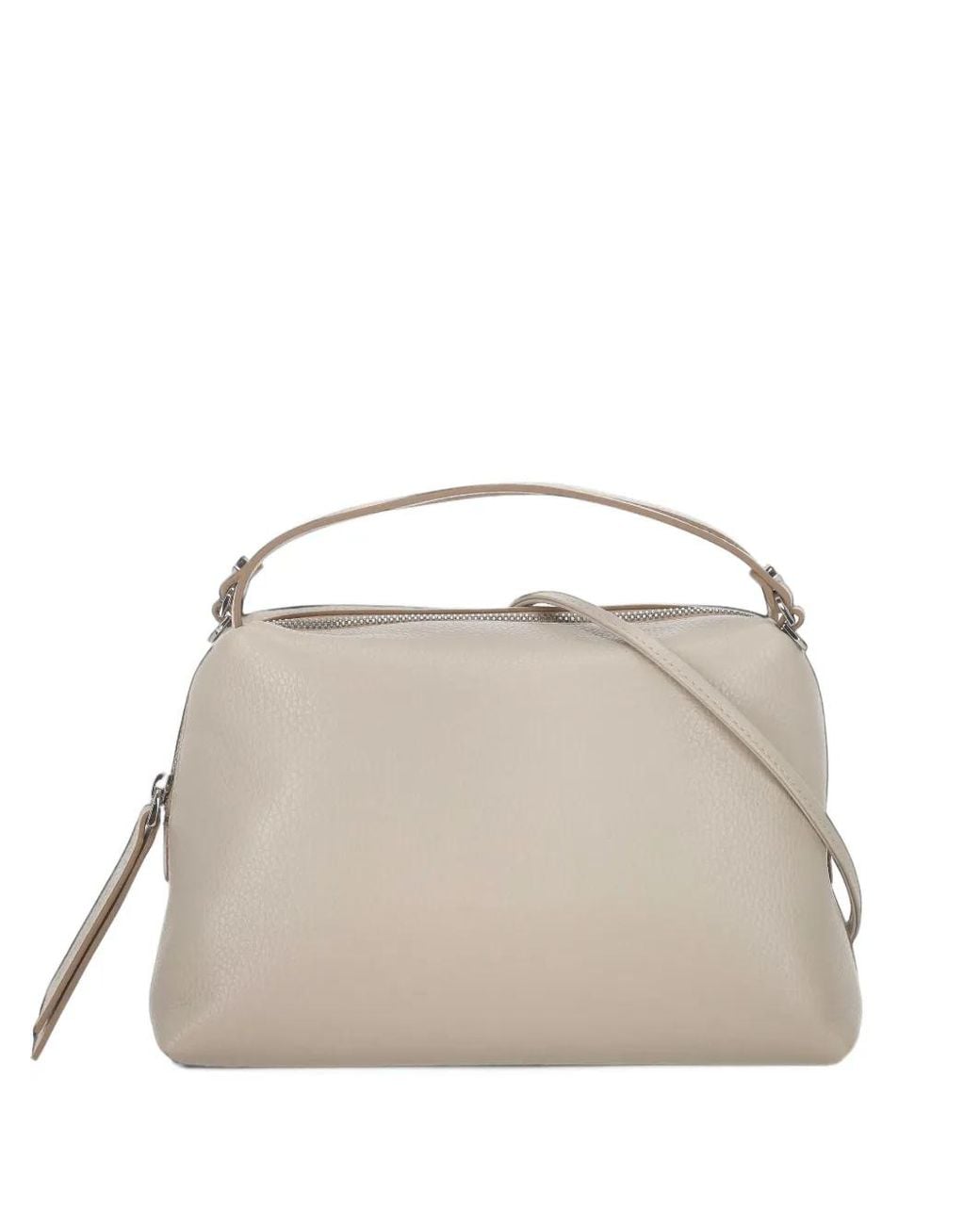 Gianni Chiarini Natural Medium Alifa Leather Tote Bag