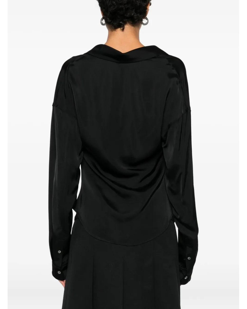 Viktor & Rolf Black Satin Shirt