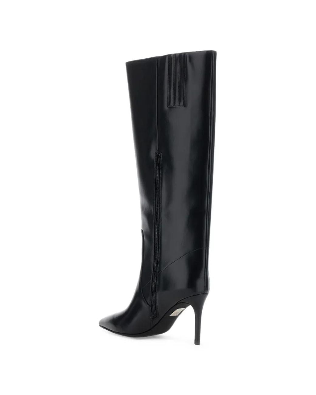Jeffrey Campbell Black Arsen Pointed-Toe Stiletto-Heel Boots