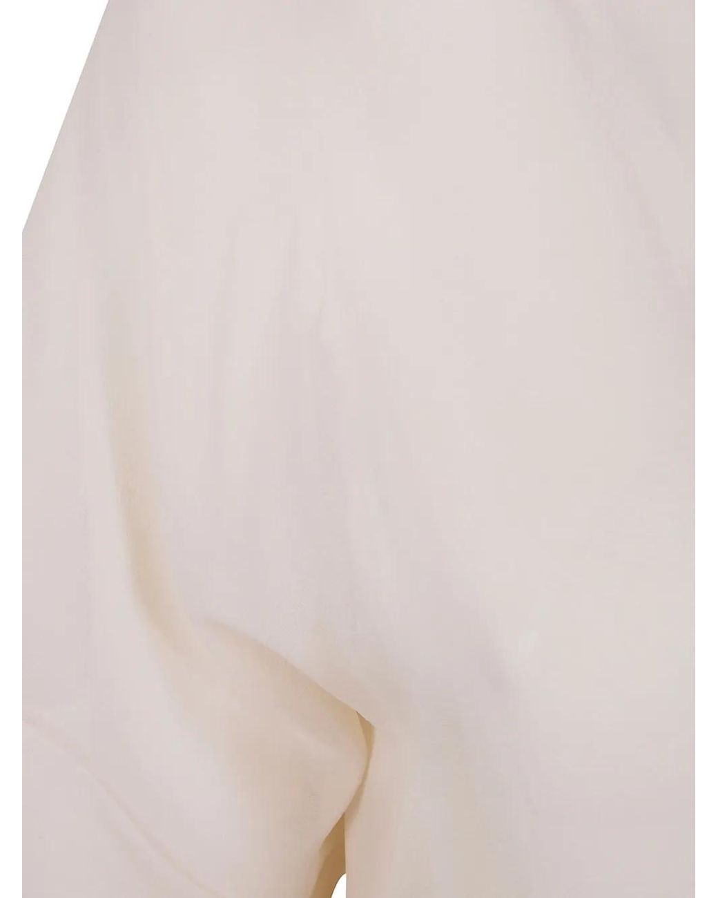 D.exterior White Georgette Raincoat