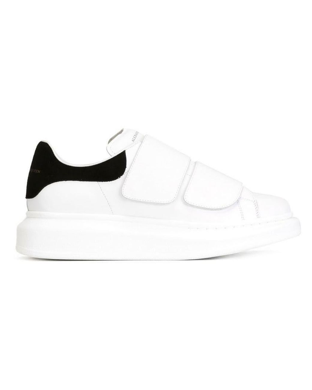 Alexander McQueen Sneakers mit Klettverschluss in Weiß | Lyst DE