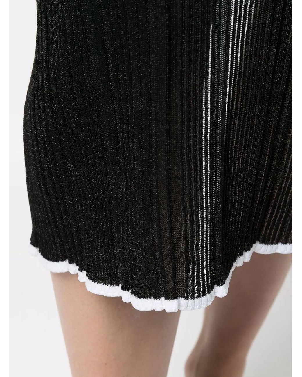 DIESEL Black M-Gendale Ribbed-Knit Dress