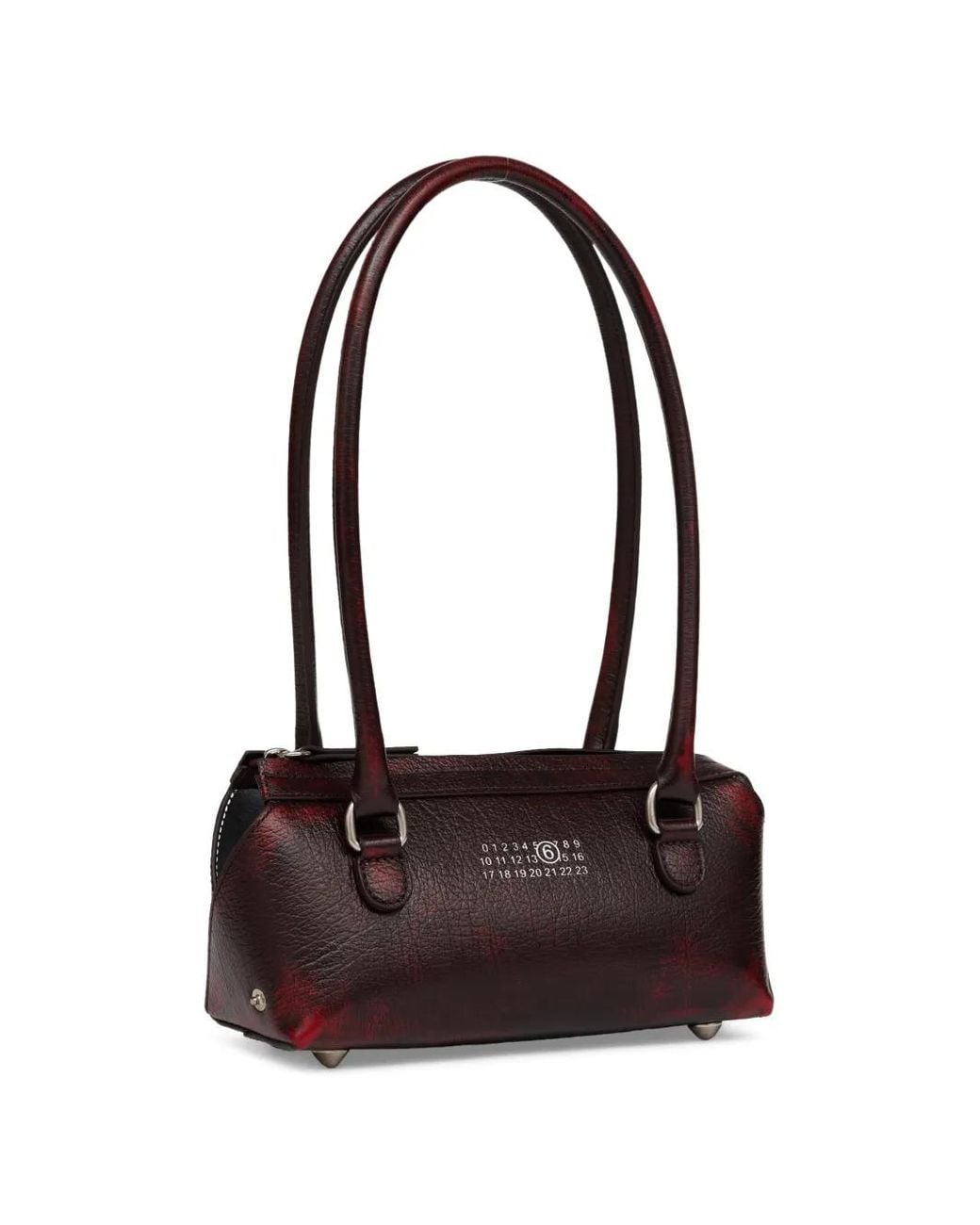 MM6 by Maison Margiela White New Bauletto J Mini Bag