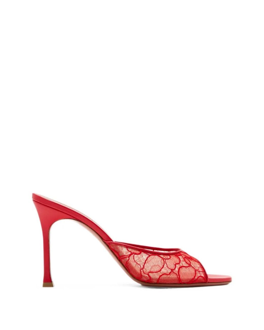 AMINA MUADDI Red Alexa 95 Slippers