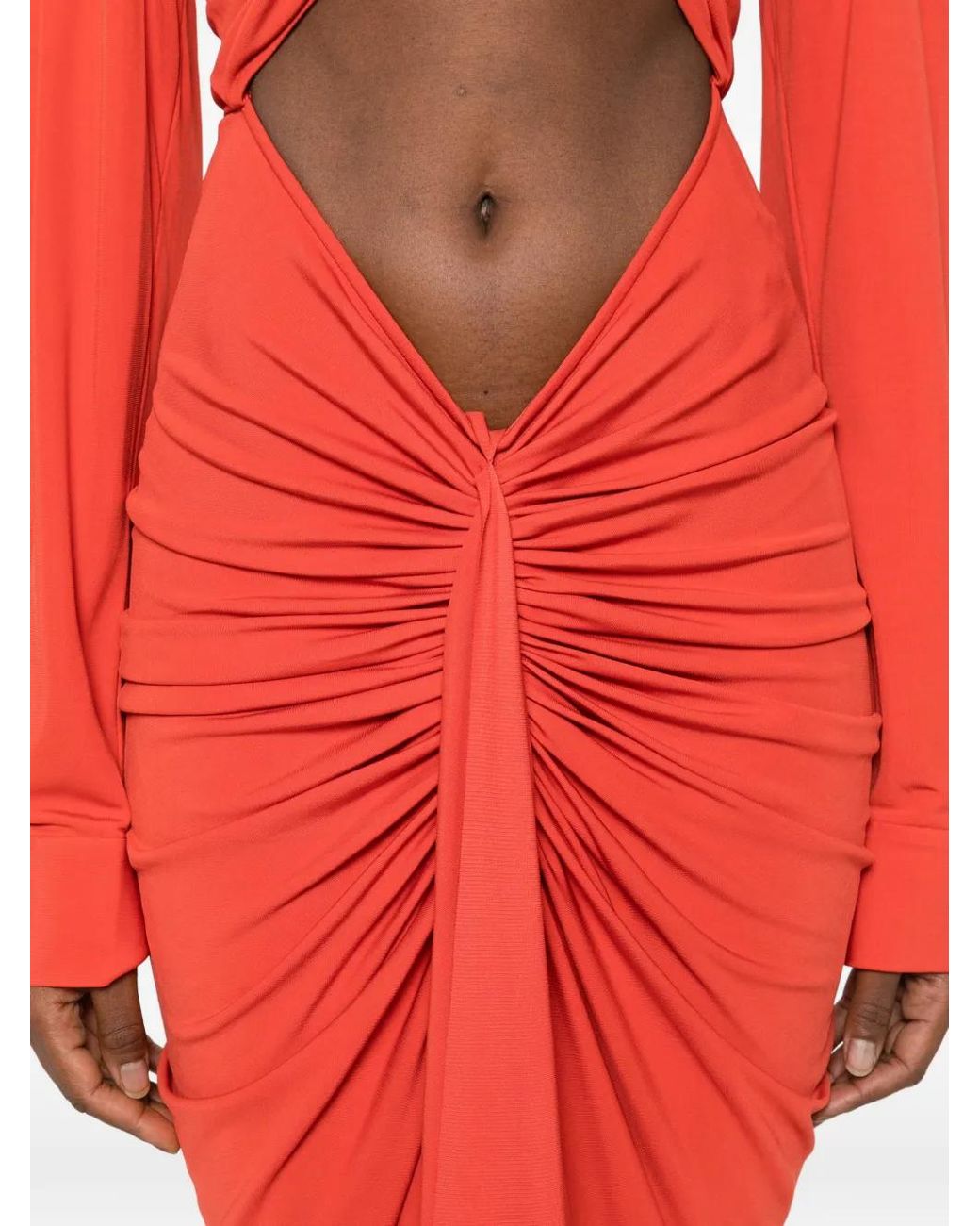 Christopher Esber Red Vivenda Maxi Dress