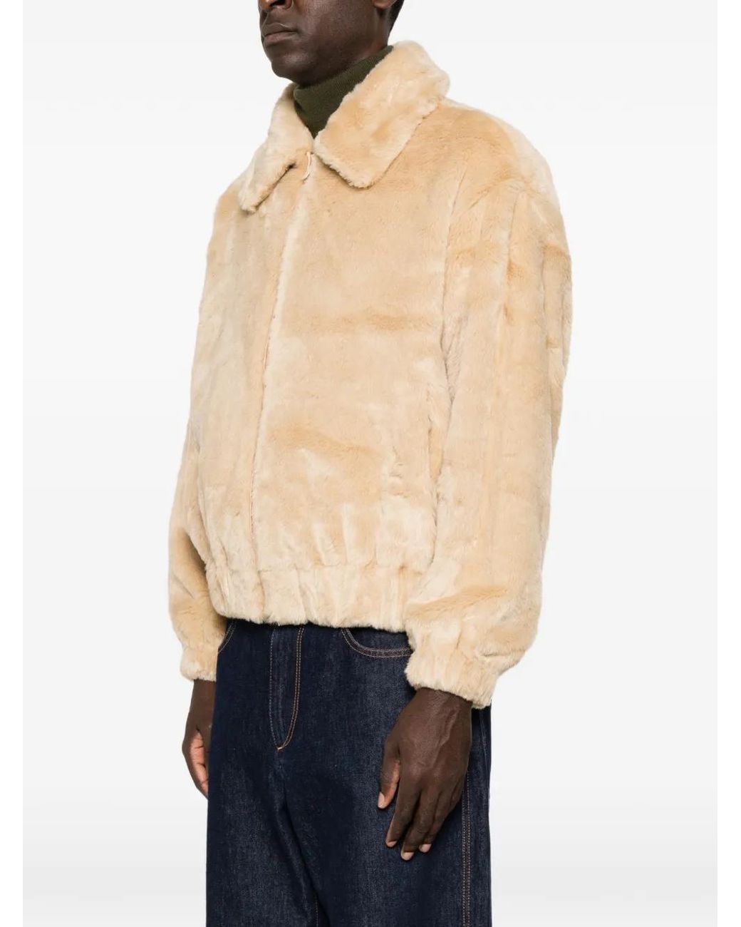 Drole de Monsieur Natural Manteau Not From Paris Madame En Fourrure Artificielle for men