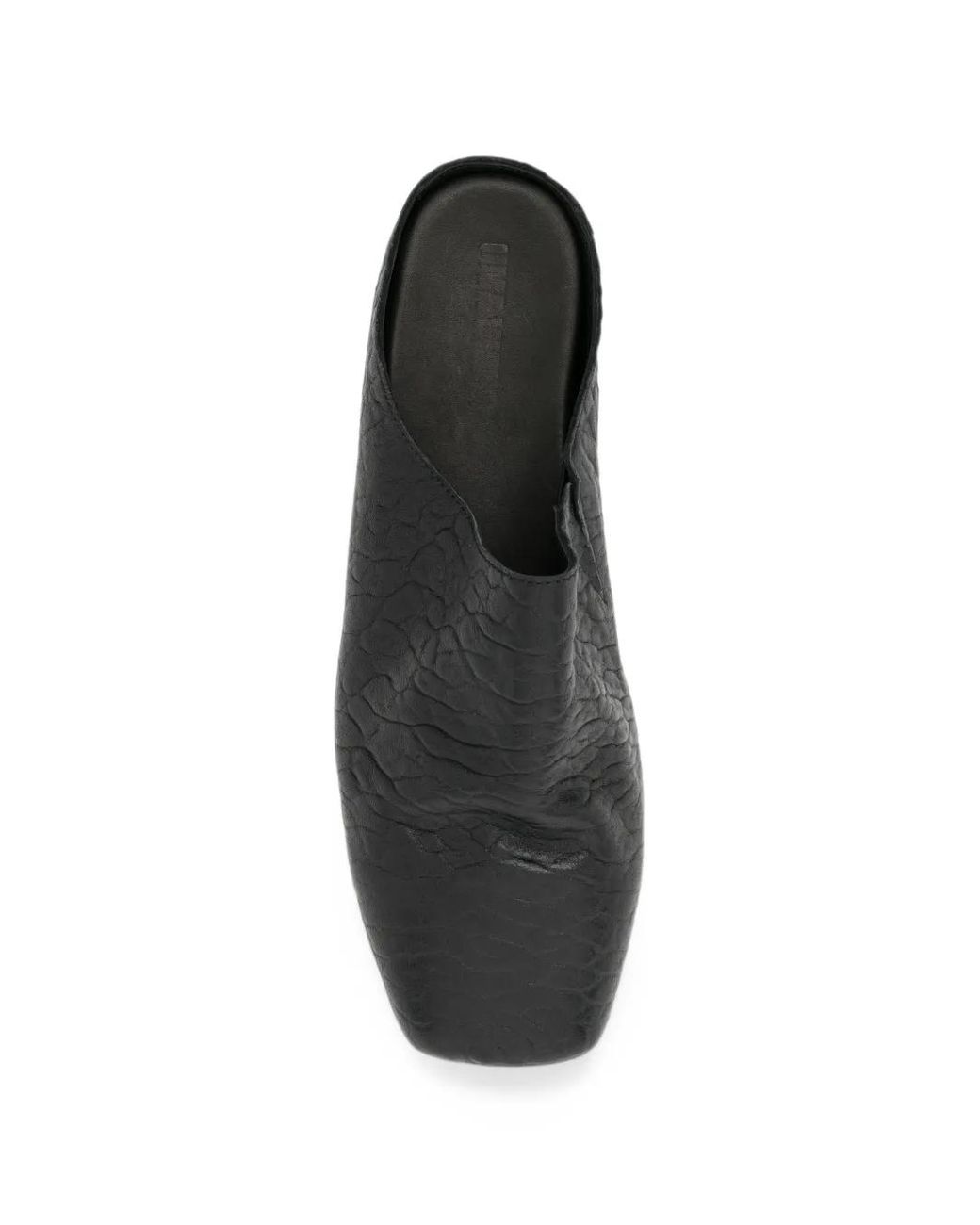 Uma Wang Black Ballet Mules for men
