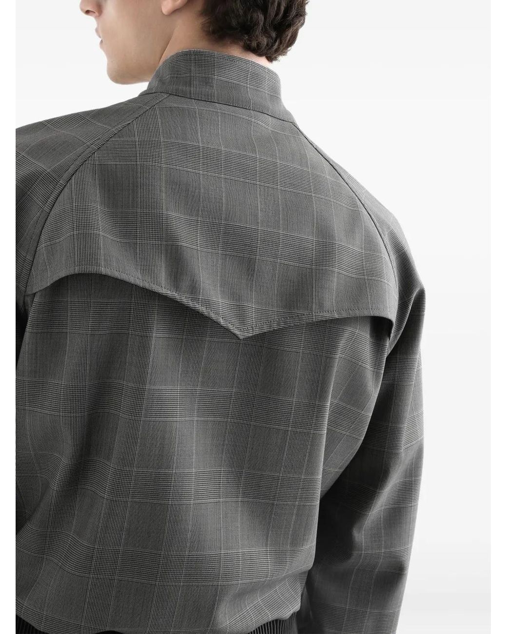 Dolce & Gabbana Gray Unlined Blouson Jacket for men
