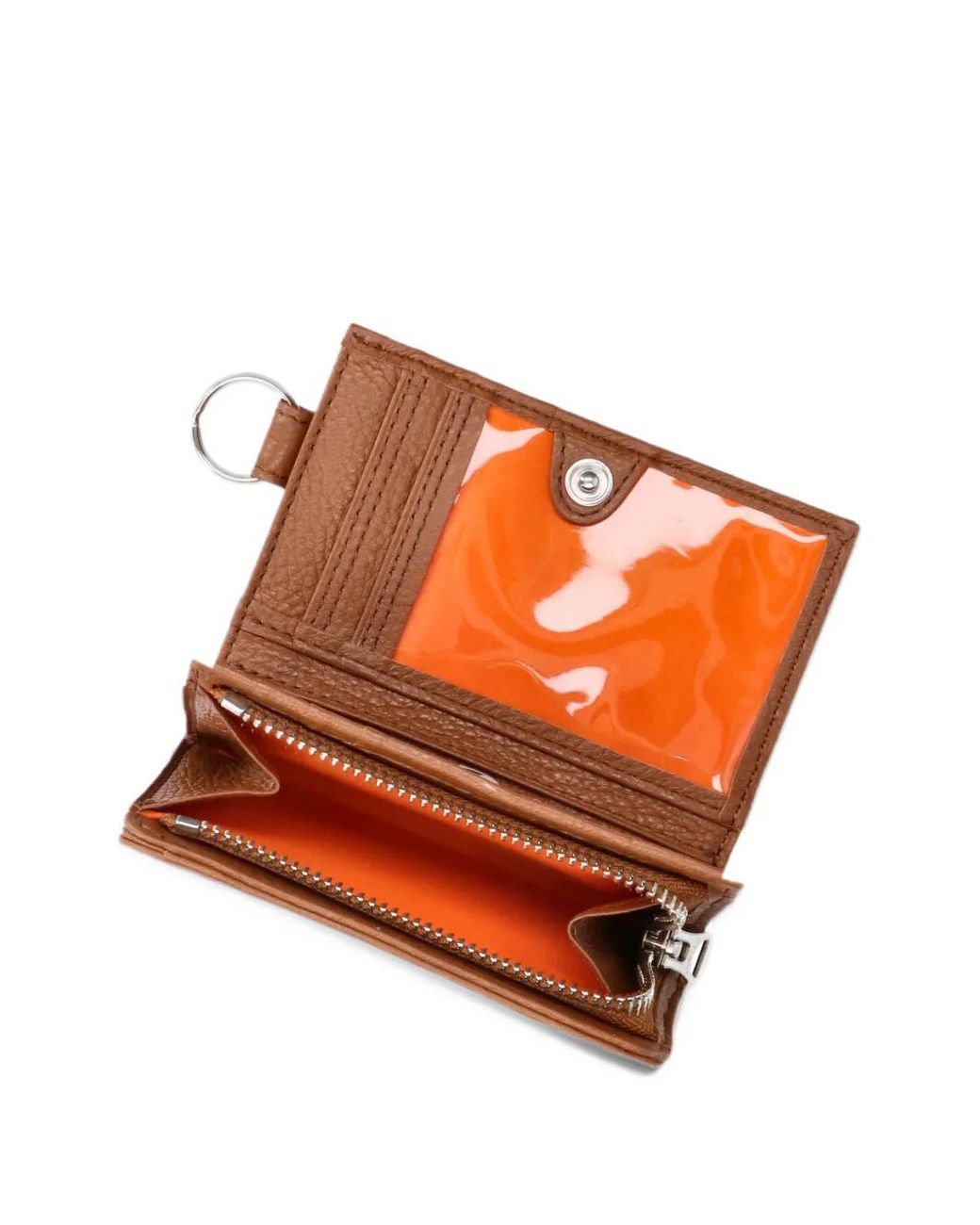 Porter-Yoshida and Co Brown Grainy Leather Wallet for men