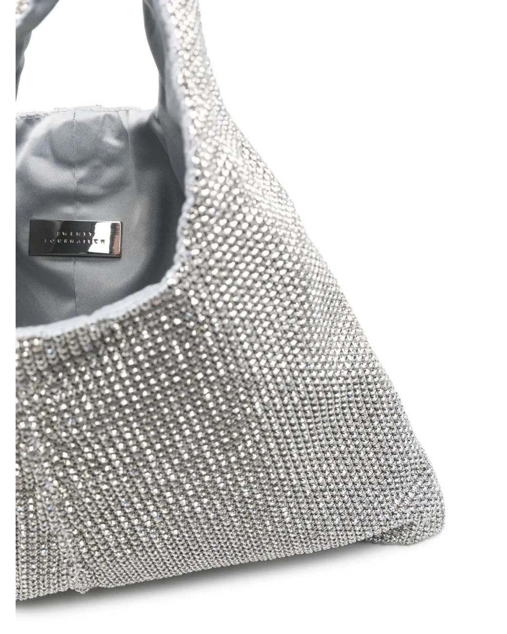 Twentyfourhaitch Gray Parks Crystal-Embellished Tote Bag