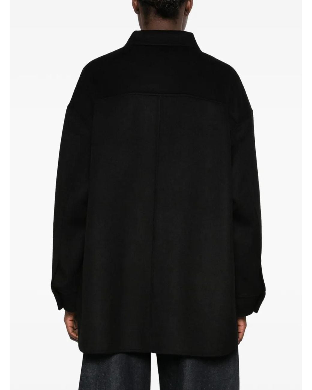 ViCOLO Black Button-Up Jacket