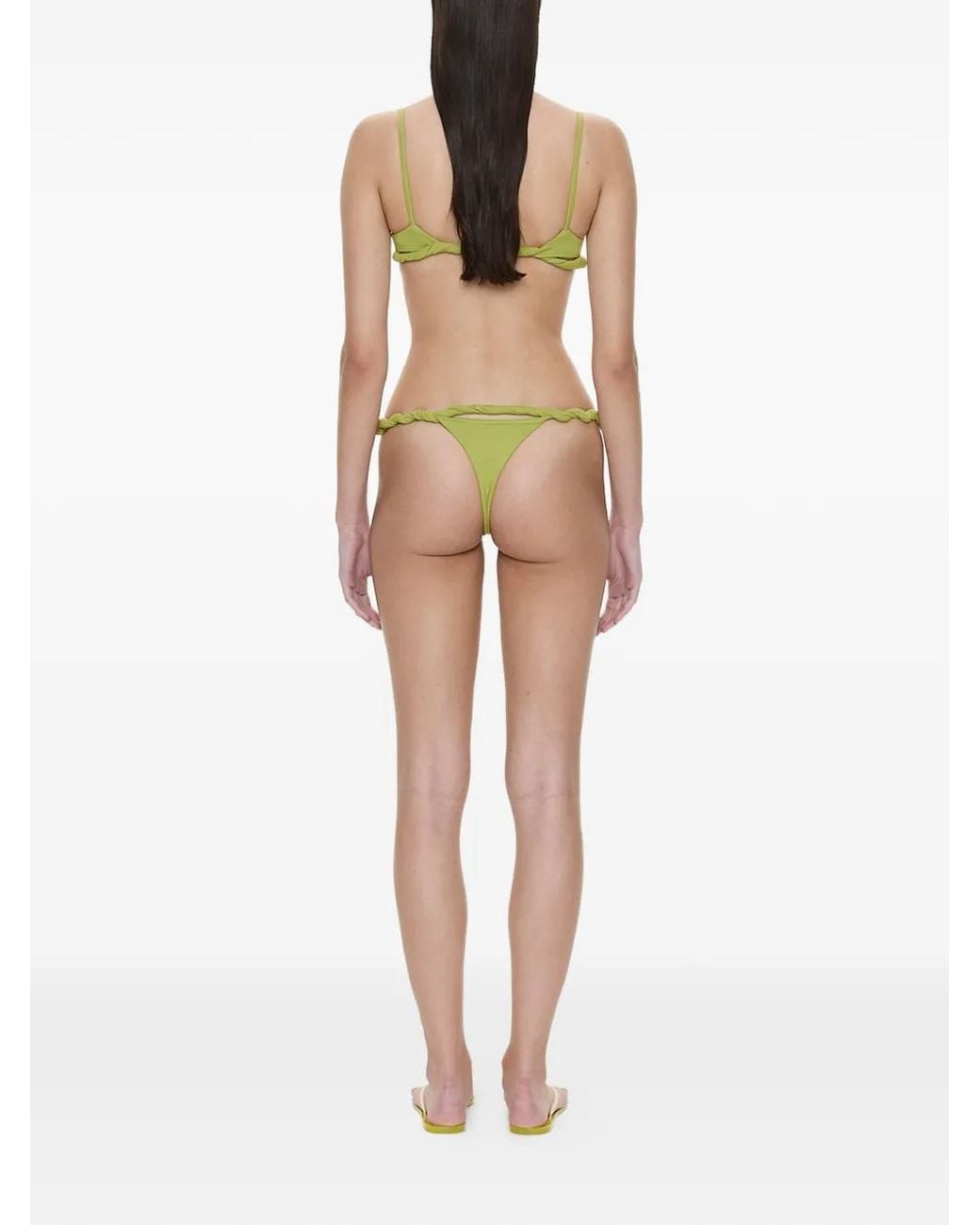 Christopher Esber Green Rolled-Up Bikini Briefs