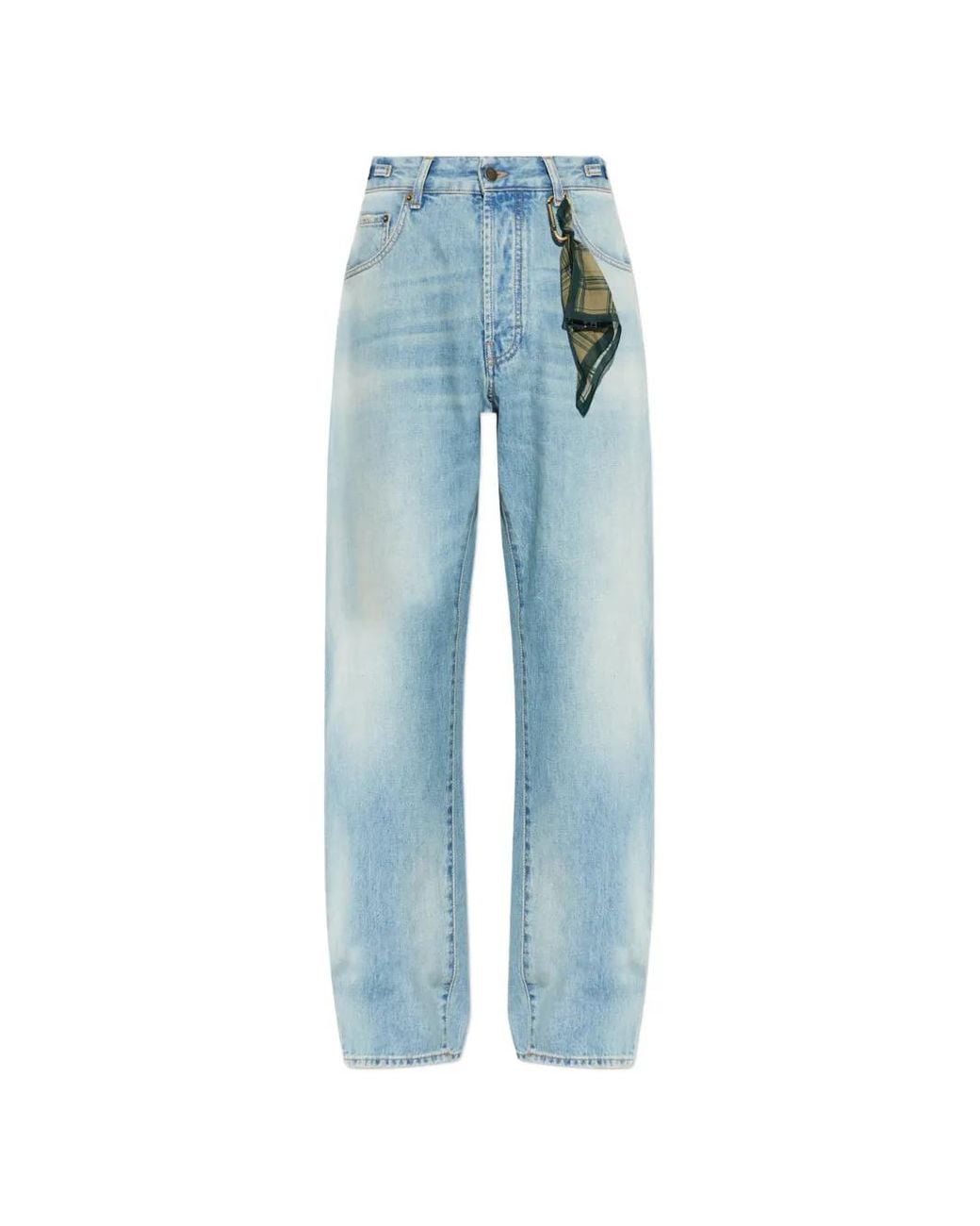 DARKPARK Blue Five-Pocket Jeans for men