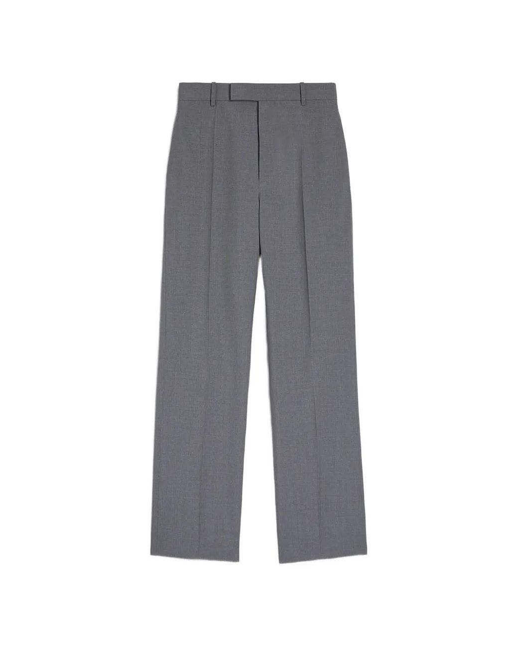Jil Sander Gray Wool Poplin Trousers for men