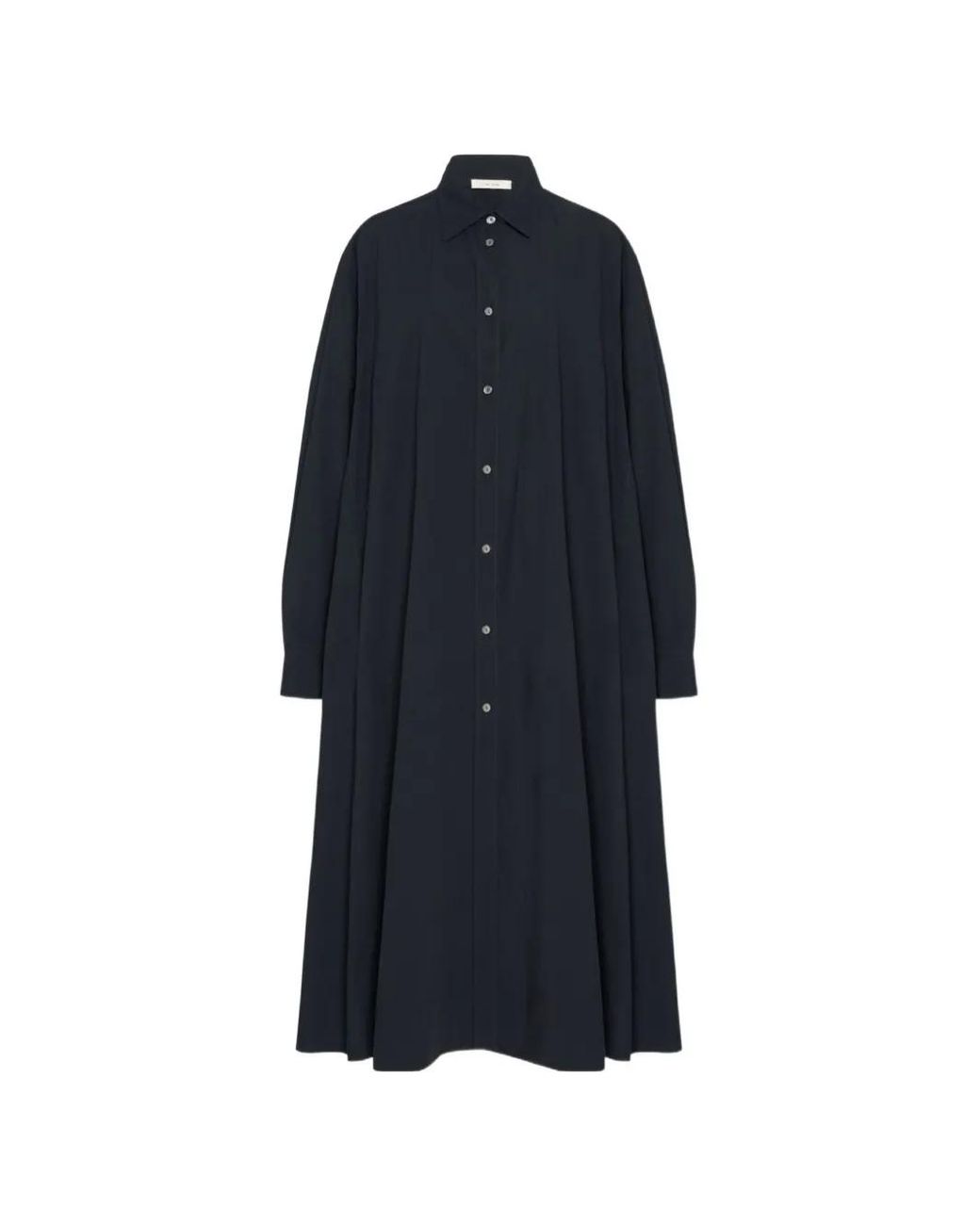 The Row Blue Zeph Buttoned Shirt-Dress